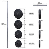 Skivstång Hantlar BASIC 70kg