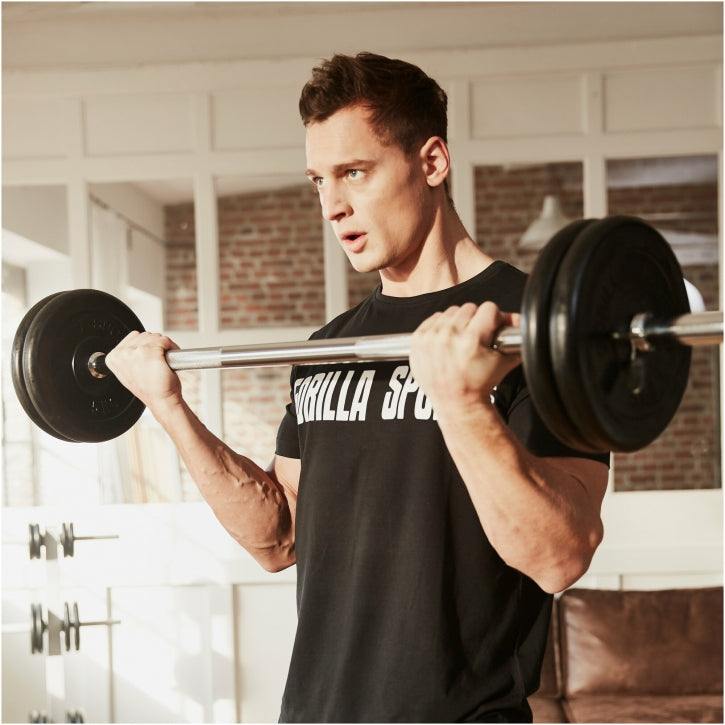 Viktskivor GUMMI Gjutjärn 4x5kg 4x2,5kg