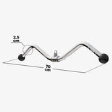 Curlstång Gummikulor Kabelstång 75cm