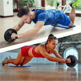 Ab Wheel Träningshjul ink matta