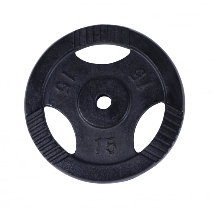 Viktskivor TRIGRIP Black 2x15kg