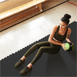 Gymgolv Träningsmatta Gummimatta 16st