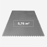 Gymgolv Träningsmatta Gummimatta 16st