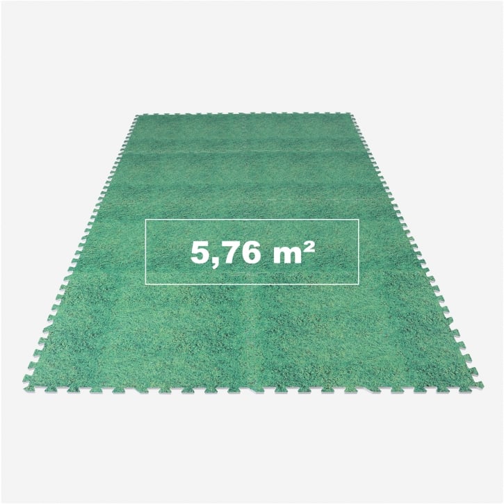 Gymgolv Träningsmatta Gummimatta 16st