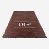 Gymgolv Träningsmatta Gummimatta 16st