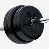 Viktskivor GUMMI Gjutjärn 4x5kg 4x2,5kg