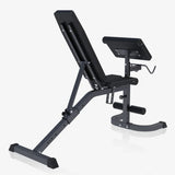 Träningsbänk Multibänk Biceps, sit up Svart