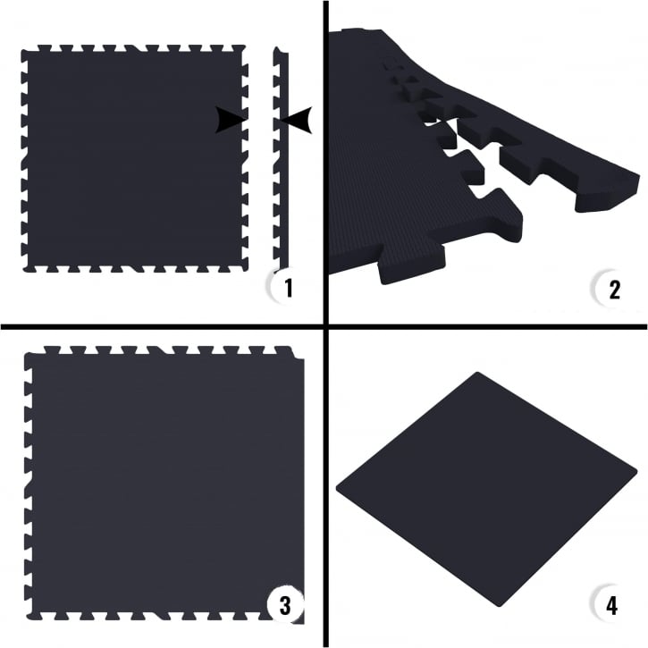 Golvkant Gymgolv Set 8