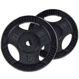 Viktskivor TRIGRIP Black 2x15kg