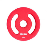 Viktskivor Neopren 31mm 1-5kg