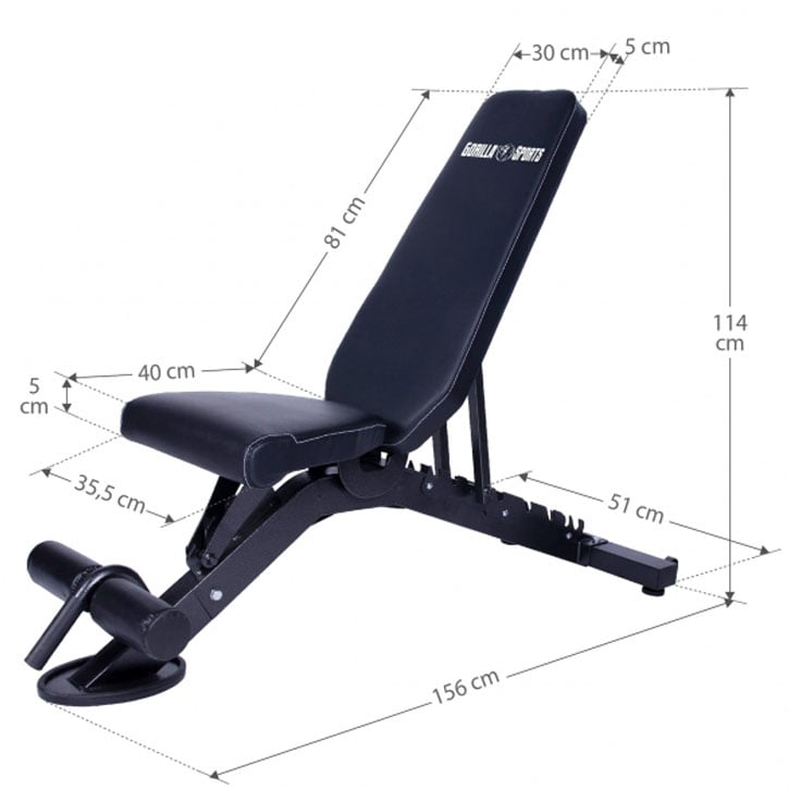 Träningsbänk 400 Justerbar Ställbar