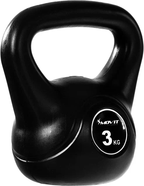 Kettlebell Svart Movit 3-20kg Järn