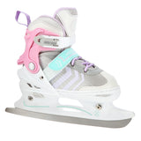 4in1 (rull)uisud NILS EXTREME NH18192, In-line Skates/Hockey Ice Skates, S (29-33), Pink/Mint/White