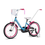 Barncykel TABOU Miss CS ALU, 12" blå-vit