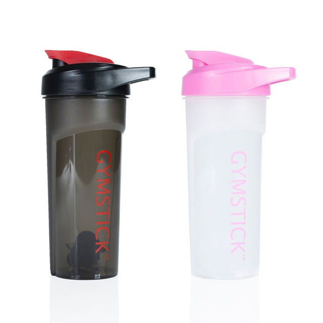 Shakerflaska 600ml, Svart - Gymstick