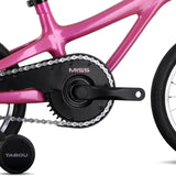 Lätt barncykel TABOU Miss MG, 14" rosa-lila