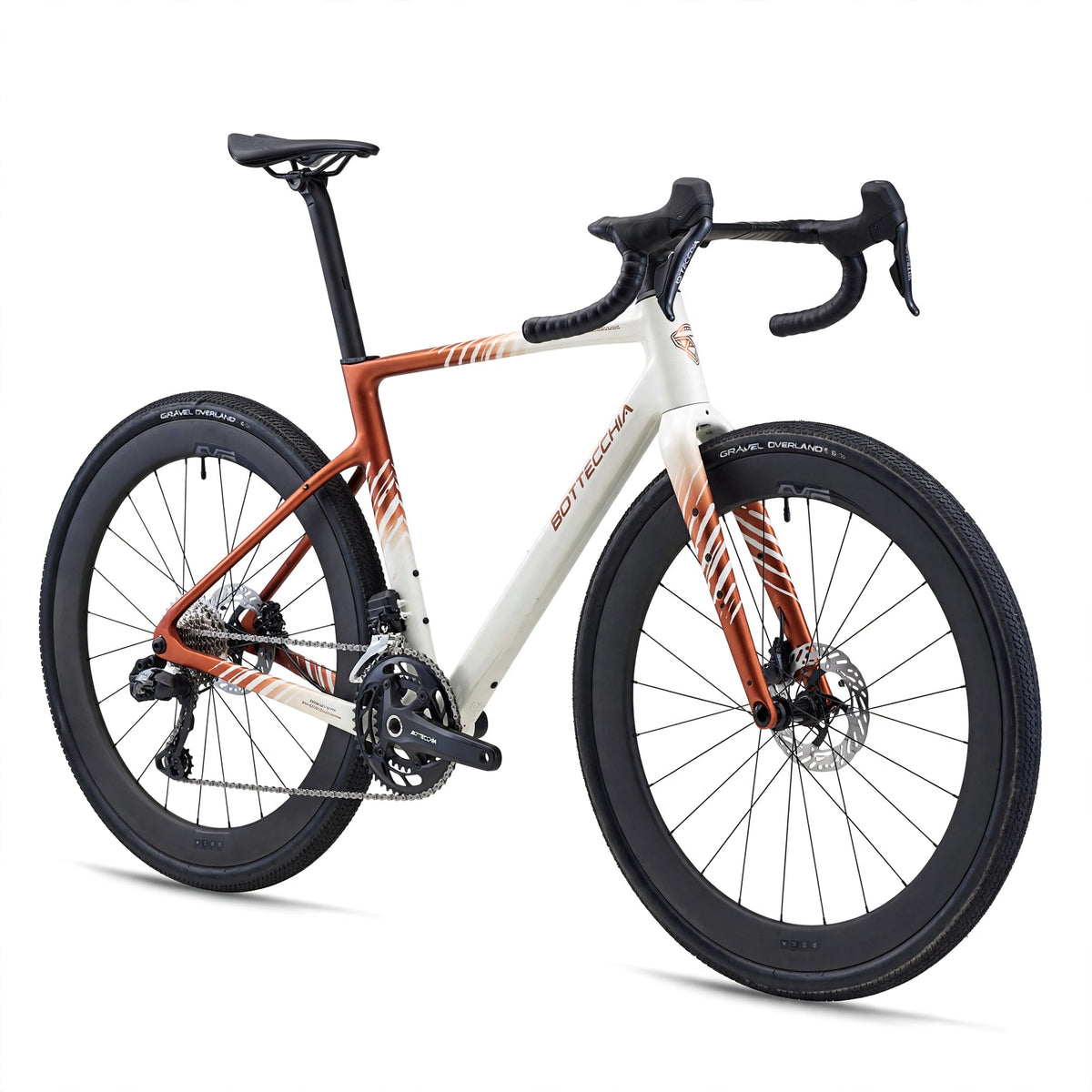 Gravelcykel BOTTECCHIA Gravel Overland - GRX610 24s - 08 Bianco Marrone