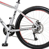 Cykel ROMET Rambler R7.1, 27.5" silver-röd