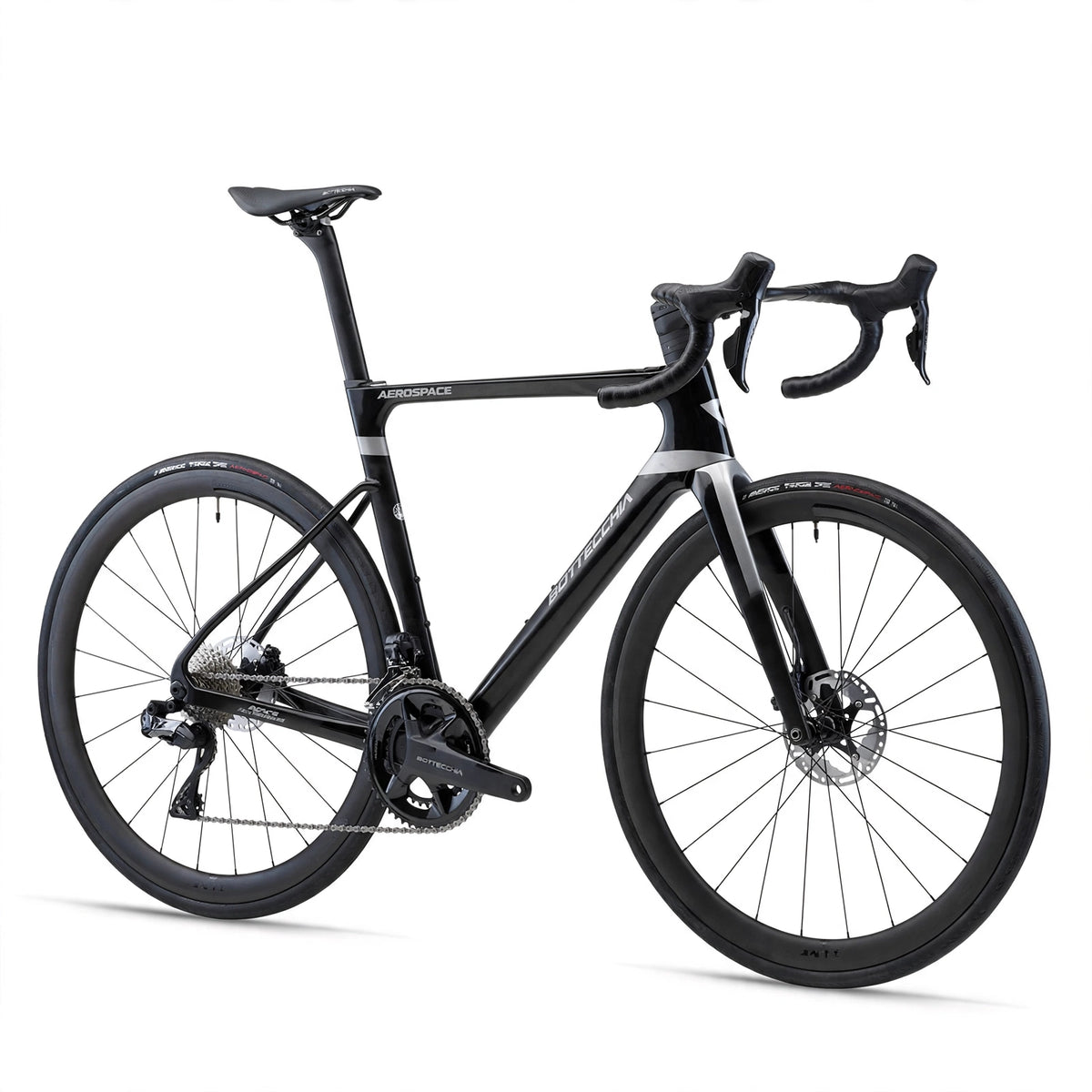 Landsvägscykel BOTTECCHIA Aerospace - Ultegra Di2 24s - B1 Nero Lucido