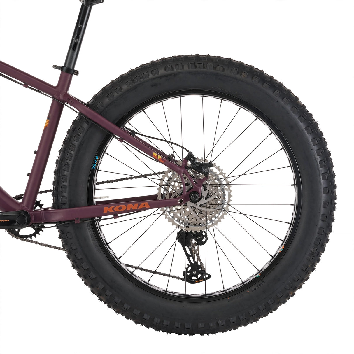 Fatbike Kona Wo, Matte Plum