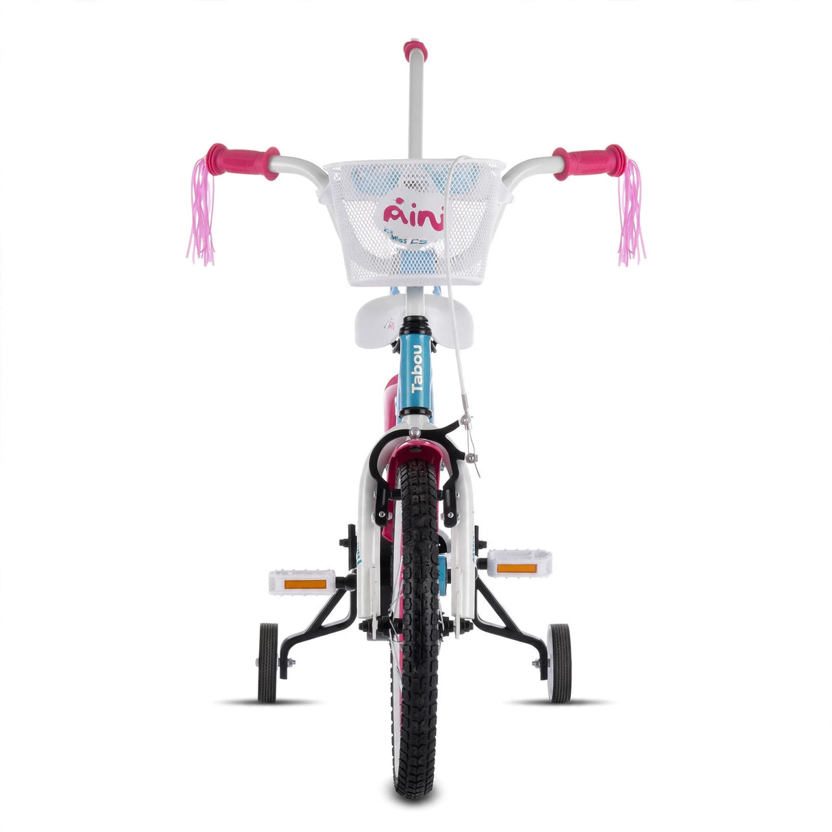 Barncykel TABOU Miss CS ALU, 12" blå-vit