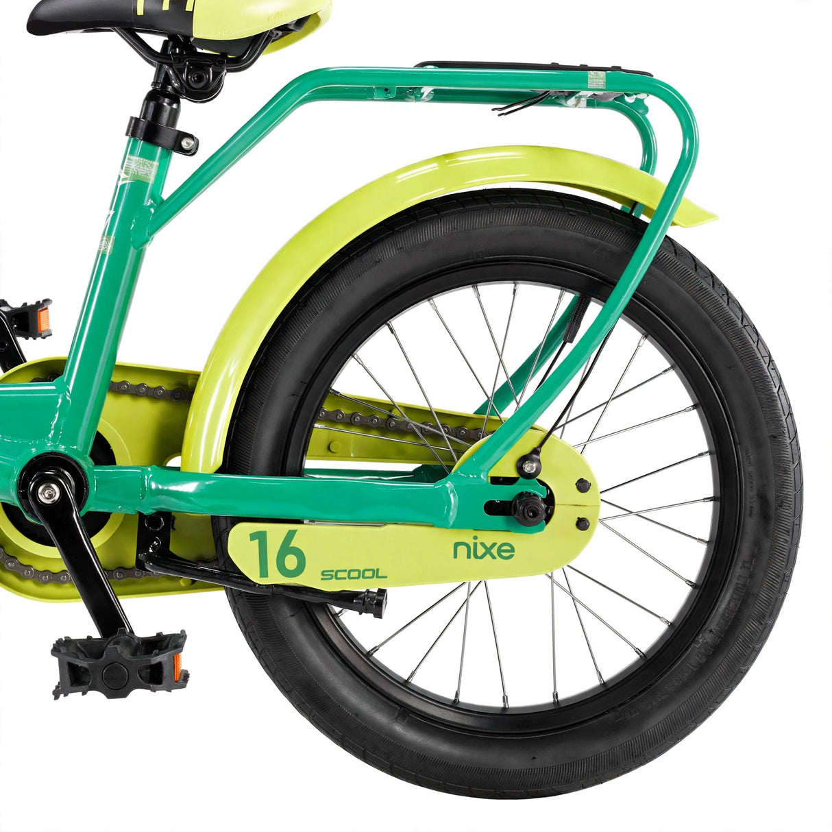 Barncykel S´COOL niXe, 16" grön