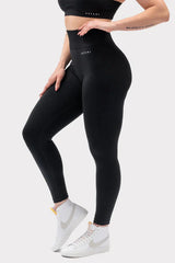 A BLISS Scrunch Tights - Black - workoutbrands.com