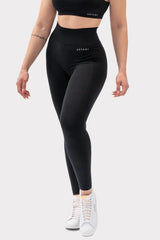 A BLISS Scrunch Tights - Black - workoutbrands.com