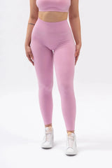 A BLISS Scrunch Tights - Pink - workoutbrands.com