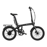 Hopfällbar elcykel ADO Air Carbon PRO, Svart