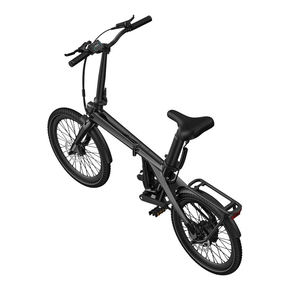 Hopfällbar elcykel ADO Air Carbon PRO, Svart