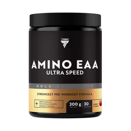 Amino acid TREC GOLD CORE LINE AMINO EAA HIGH SPEED CHERRY 300 g