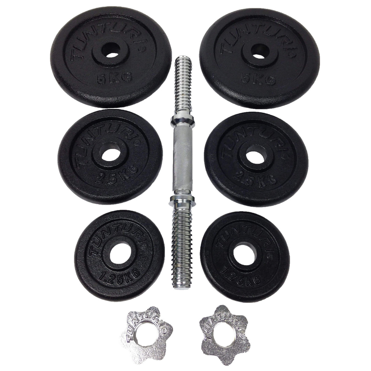 Hantel TUNTURI Hantelset 20kg, skruv