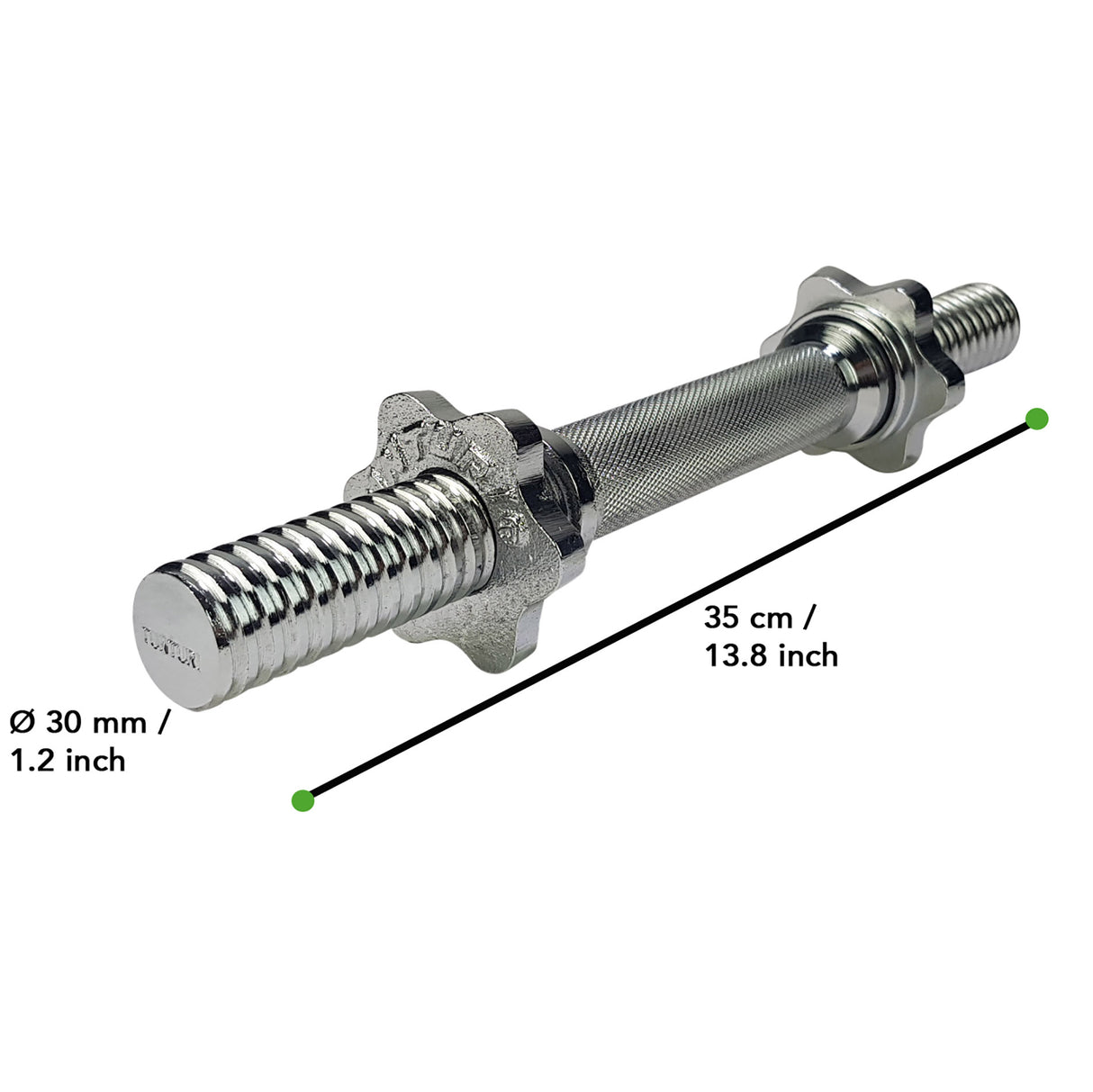 Hantel TUNTURI Hantelset 10kg, 1 stång
