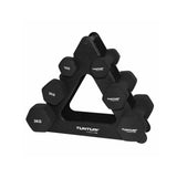 Neopren Hantelpaket TUNTURI - 3 Par Med Hantelställ