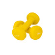 Hantlar TUNTURI Vinyl Dumbbells 1.5kg, yellow