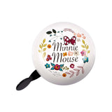 Cykelklocka Minnie Flowers Retro, vit blommig