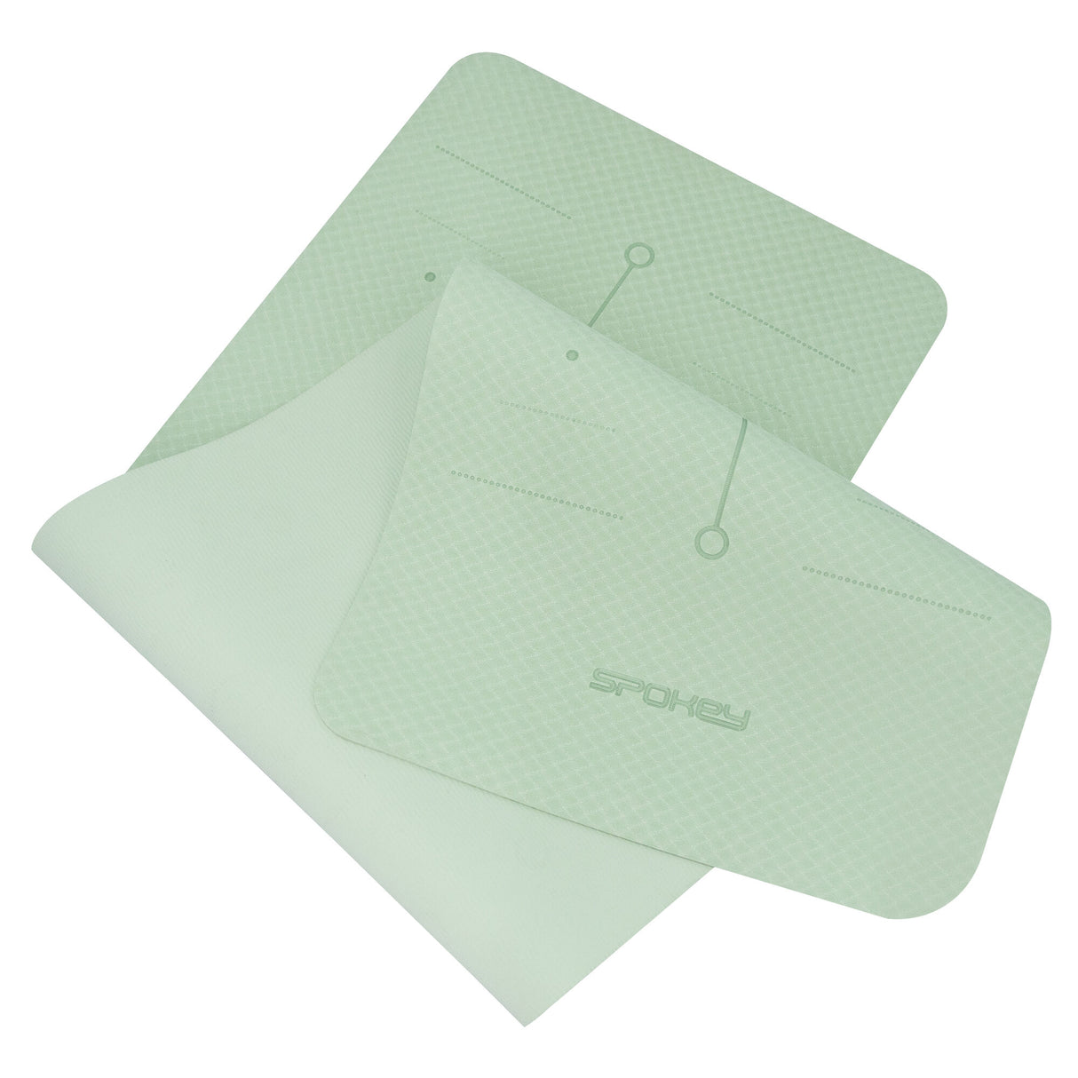 Yogamatta SPOKEY Mandala, grön