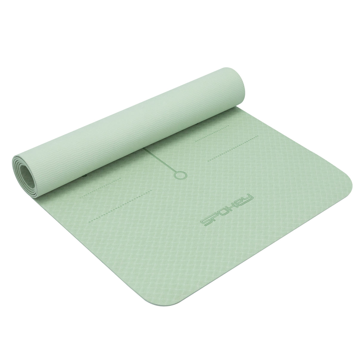 Yogamatta SPOKEY Mandala, grön