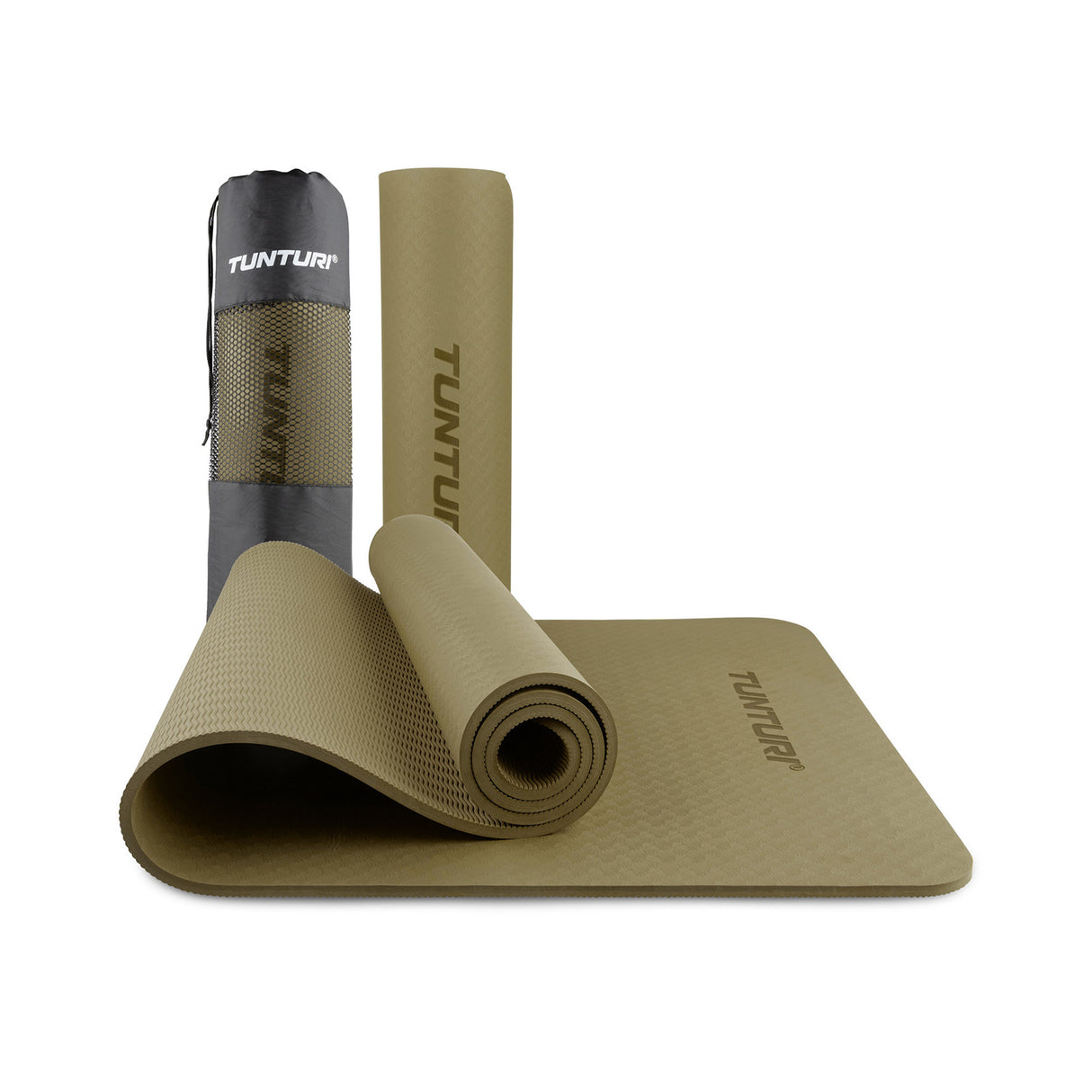 Yogamatta Tunturi Yogamat 8mm, Army Green