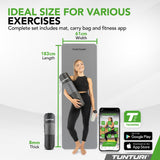 Yogamatta Tunturi Yogamat 8mm, Grå