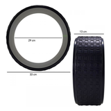 Yogahjul TUNTURI Yoga Wheel, svart