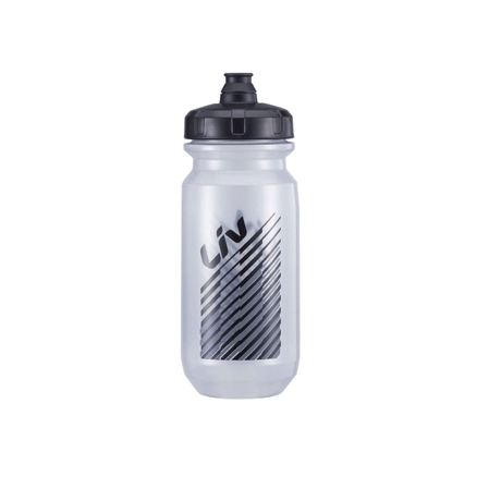 Dricksflaska LIV DOUBLESPRING 600CC TRASPARENT/BLACK