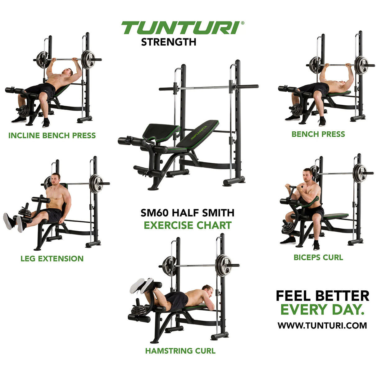 Power bench Tunturi SM60 Half Smith