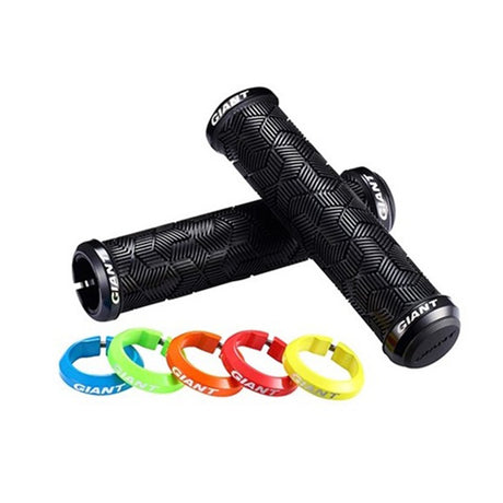 Grips GIANT Tactal Double Lock-on Grip, svart-röd