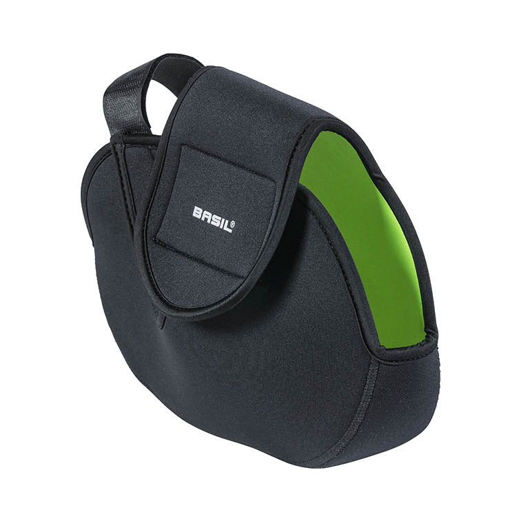 Skydd för elcykelns centrumbatteri BASIL Mid Engine Cover, svart