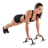 TUNTURI Push Up Bars, svart-grå