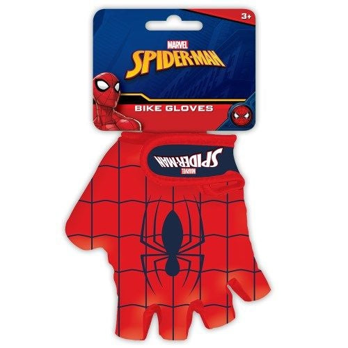 Spiderman gloves, red