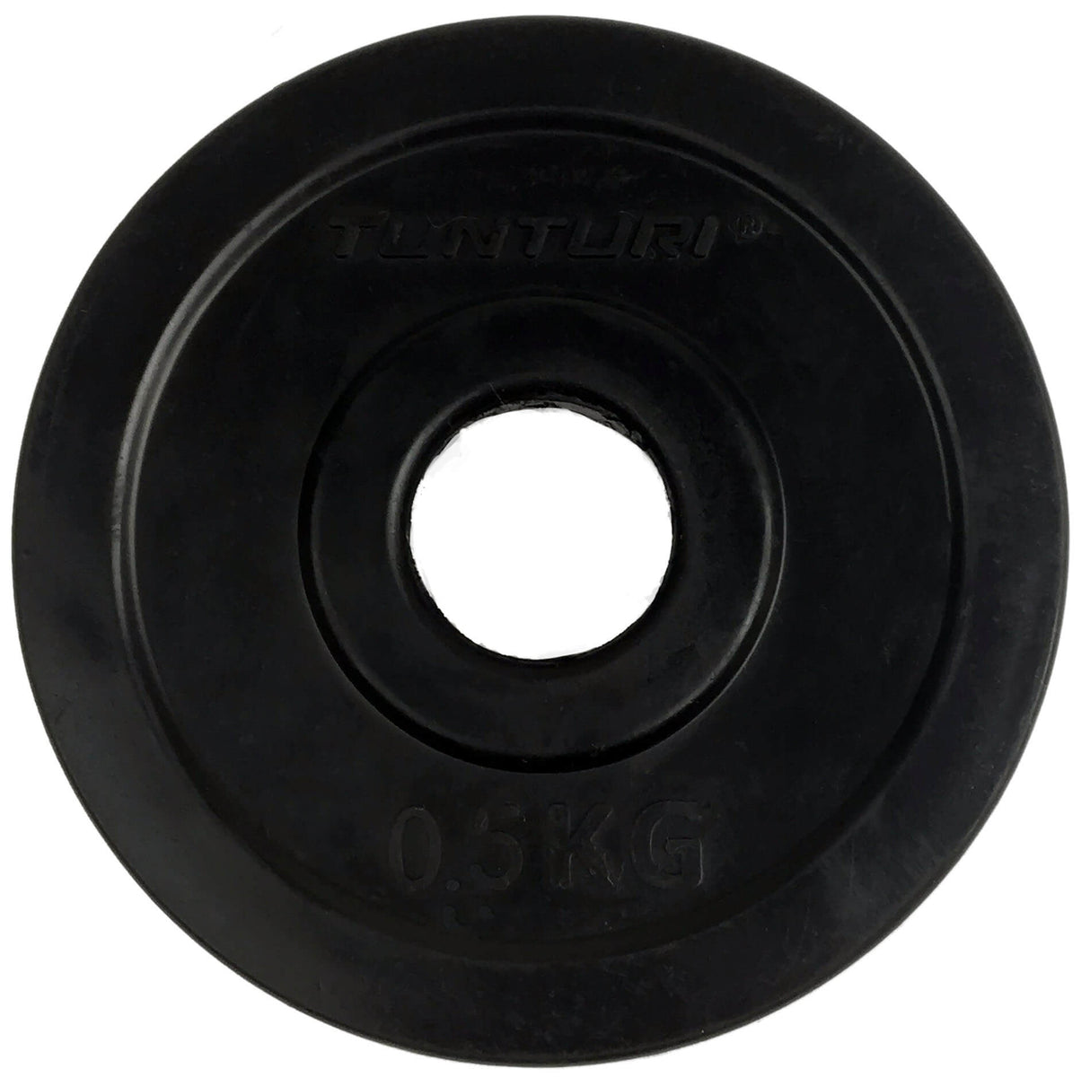 Viktskivor TUNTURI Rubber Plates, 30 mm, 0.5kg