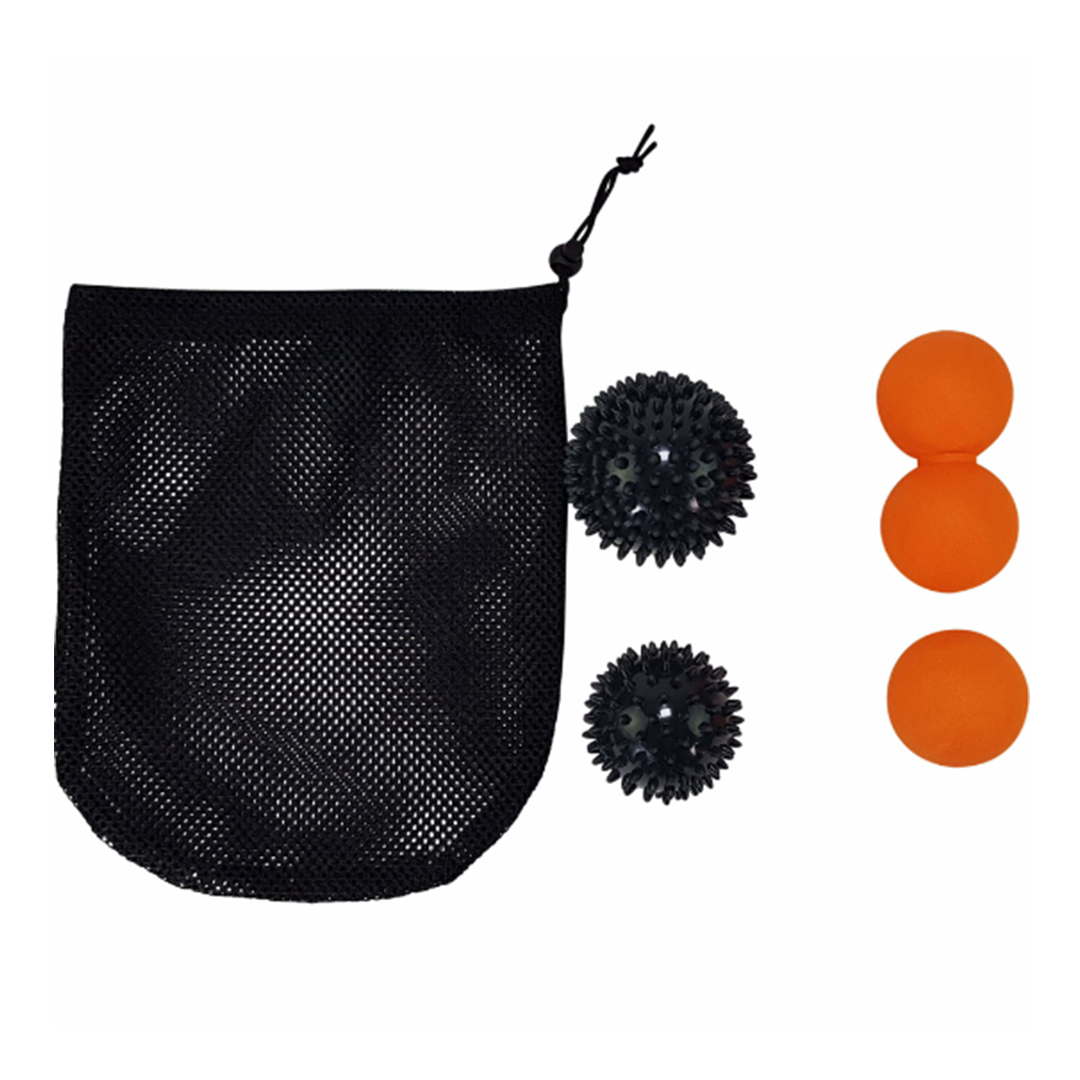 Massagebollar Tunturi Massage Ball Set, 4 delar